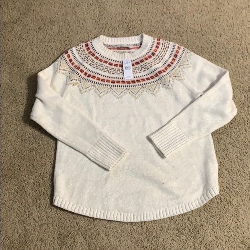 Cream colored sweater